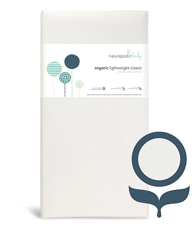 Naturepedic Organic Classic Lightweight Baby Crib & Toddler Mattress