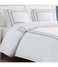 Nautica Alden White Duvet Cover Mini Set