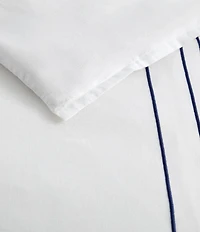 Nautica Alden White Duvet Cover Mini Set