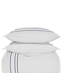 Nautica Alden White Duvet Cover Mini Set