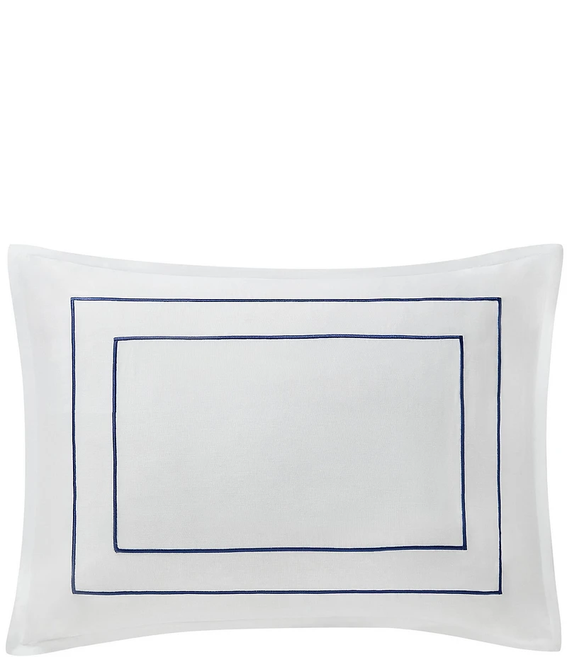 Nautica Alden White Duvet Cover Mini Set