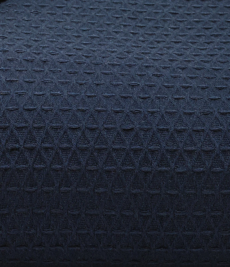 Nautica Baird Diamond Knit Solid Cotton Bed Blanket