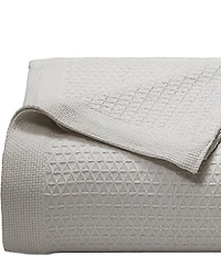 Nautica Baird Diamond Knit Solid Cotton Bed Blanket