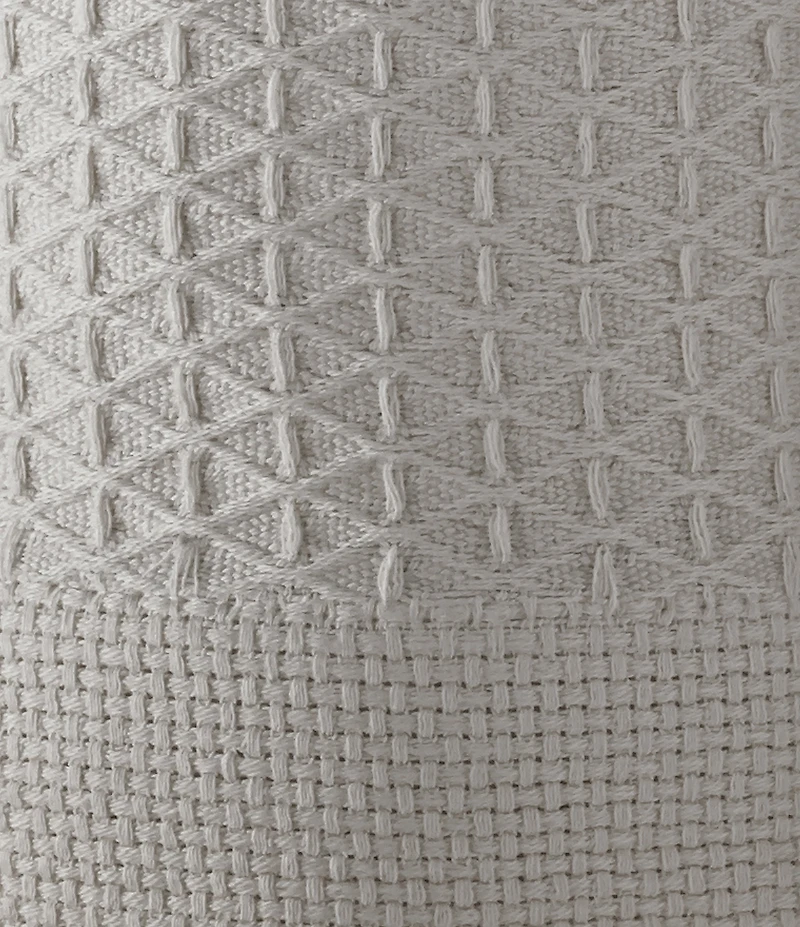 Nautica Baird Diamond Knit Solid Cotton Bed Blanket