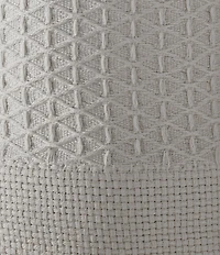 Nautica Baird Diamond Knit Solid Cotton Bed Blanket