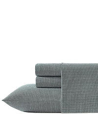 Nautica Bayside Plaid Flannel Sheet Set