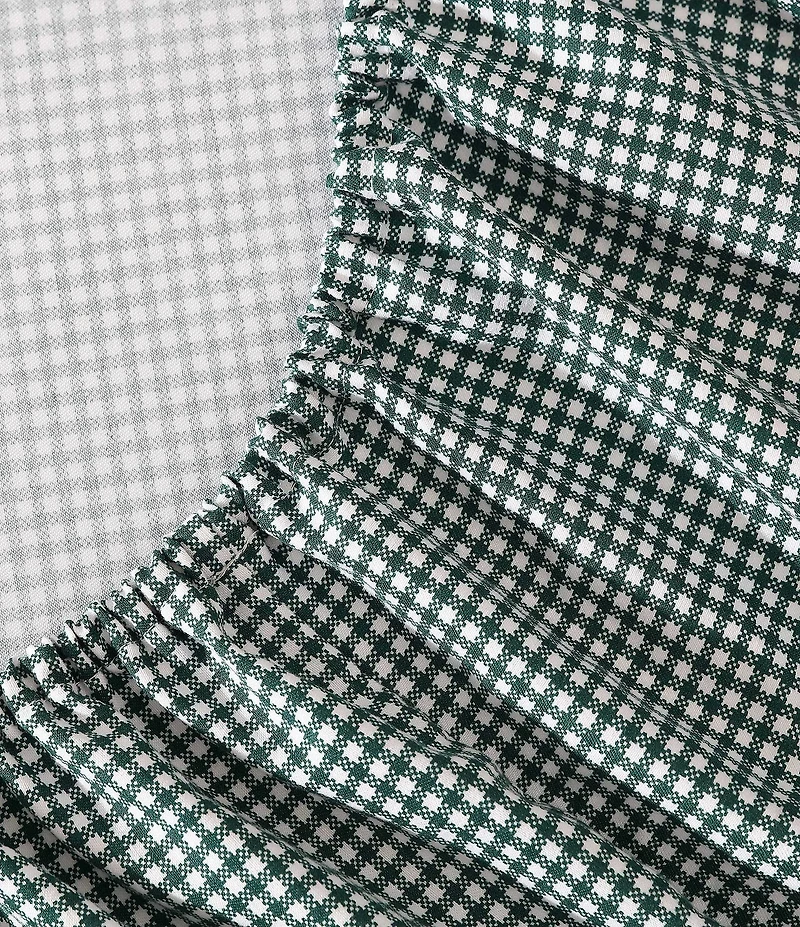 Nautica Bayside Plaid Flannel Sheet Set