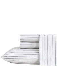 Nautica Beaux Stripe Cotton Percale Sheet Set
