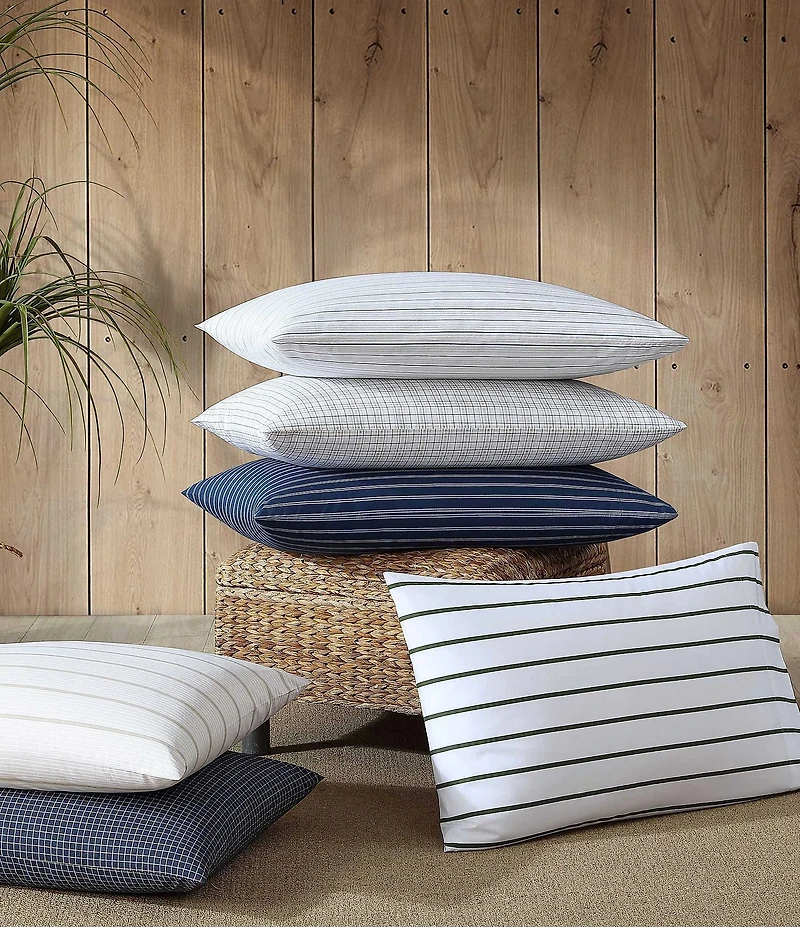 Nautica Beaux Stripe Cotton Percale Sheet Set