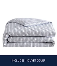 Nautica Beaux Striped Cotton Duvet Cover