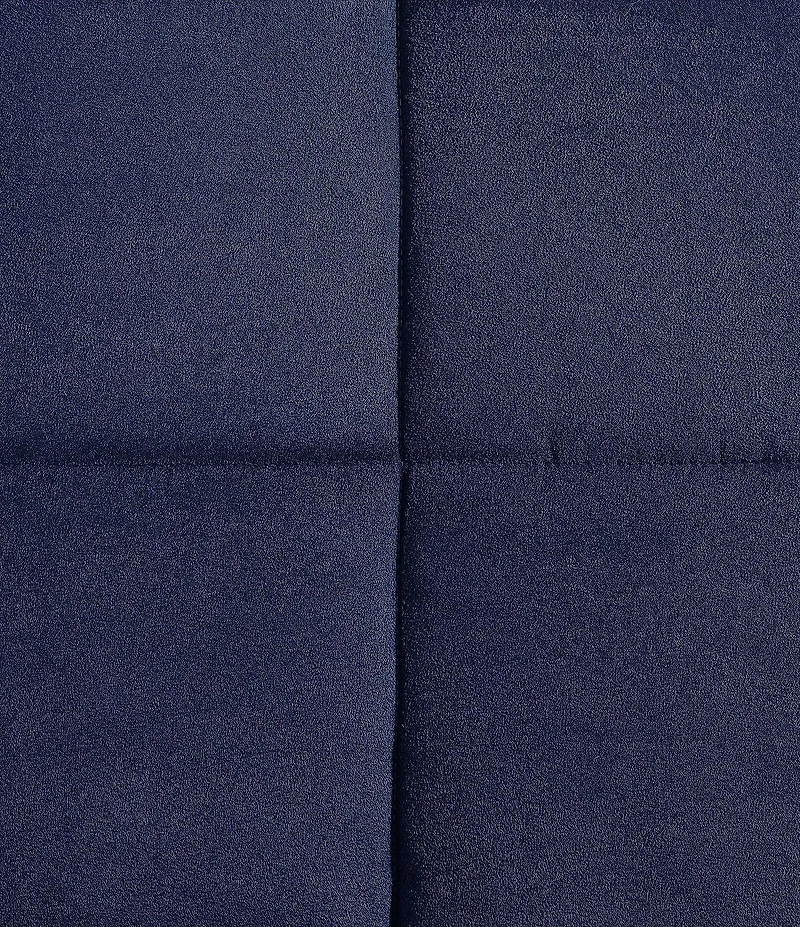 Nautica Beckett Navy Microsuede Reversible Comforter and Sham Mini Set
