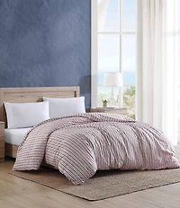 Nautica Coleridge Striped Cotton Percale Duvet Cover