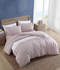 Nautica Coleridge Striped Cotton Percale Duvet Cover