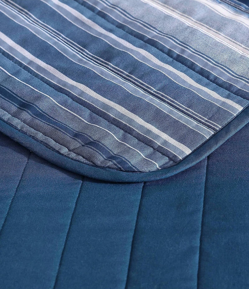 Nautica Coveside Blue Daybed Quilt & Sham Set