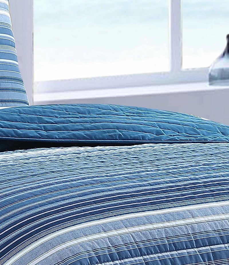 Nautica Coveside Blue Reversible Quilt Mini Set