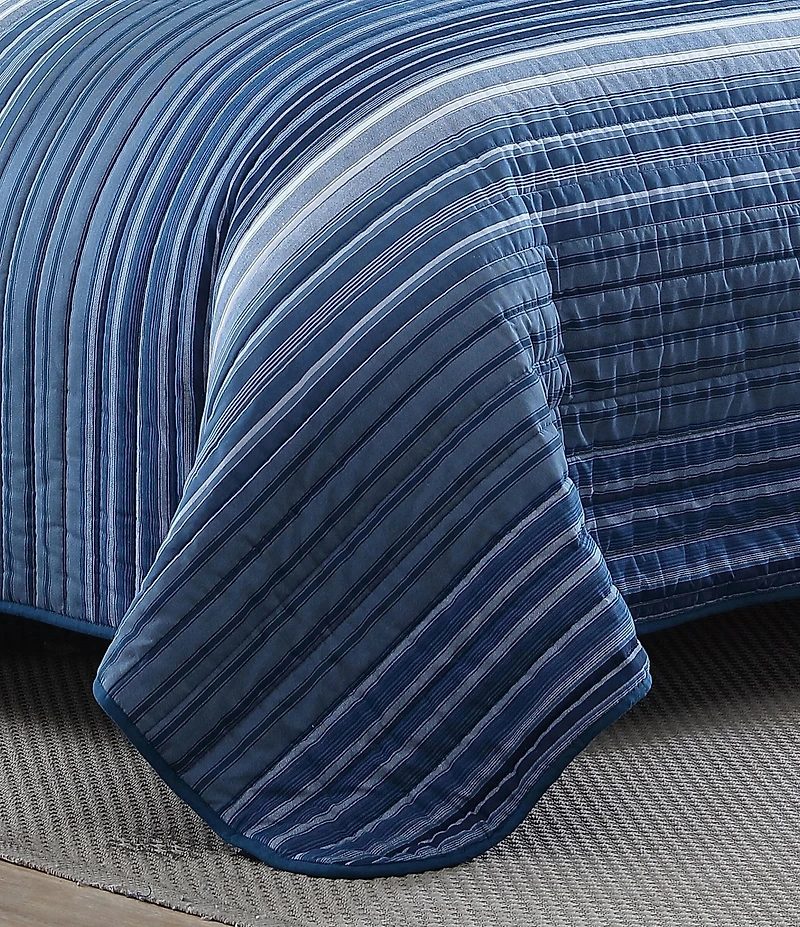 Nautica Coveside Blue Reversible Quilt Mini Set