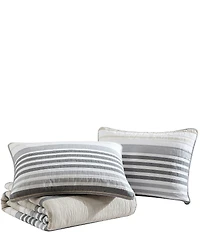 Nautica Dover Striped Cotton Reversible Quilt Mini Set