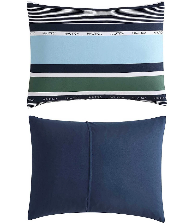 Nautica Elliot Navy Comforter and Bonus Set
