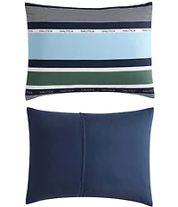 Nautica Elliot Navy Comforter and Bonus Set