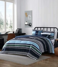 Nautica Elliot Navy Comforter and Bonus Set