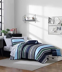 Nautica Elliot Navy Comforter and Bonus Set