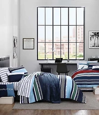 Nautica Elliot Navy Comforter and Bonus Set