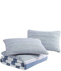 Nautica Fairwater Cotton Reversible Quilt and Sham Mini Set