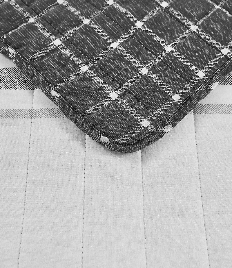 Nautica Fleetville Grey Quilt Set