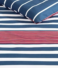 Nautica Kennedy Stripe Microfiber Reversible Comforter Mini Set