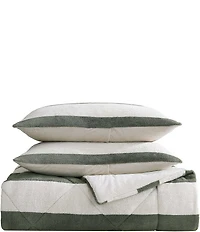 Nautica Lawndale Twill Plush Comforter and Sham Mini Set