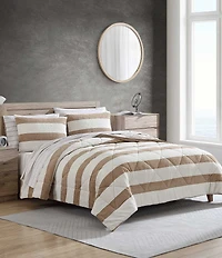 Nautica Lawndale Twill Plush Comforter and Sham Mini Set