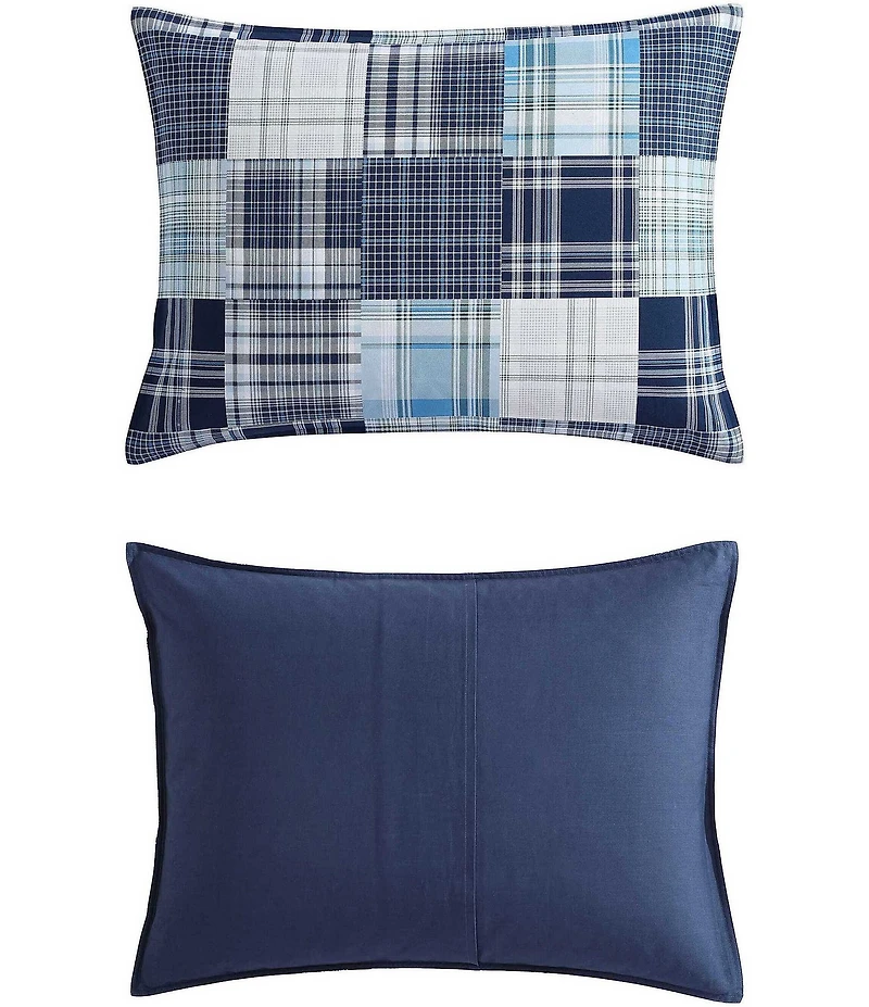 Nautica Mason Patchwork Cotton Comforter and Sham Mini Set