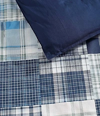 Nautica Mason Patchwork Cotton Comforter and Sham Mini Set
