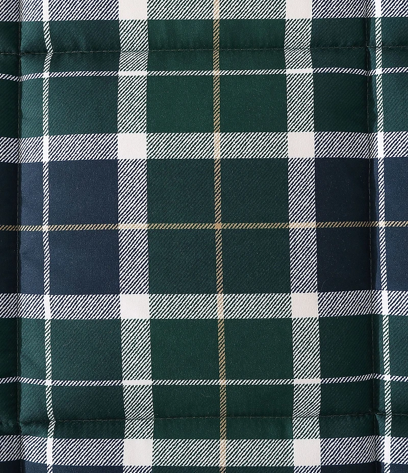 Nautica North Sail Plaid Brushed Microfiber Reversible Mini Comforter Set