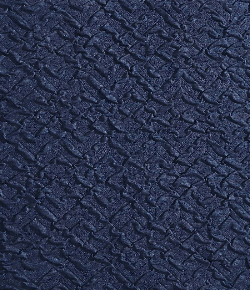 Nautica Point Harbor Navy Embossed Duvet Cover Mini Set