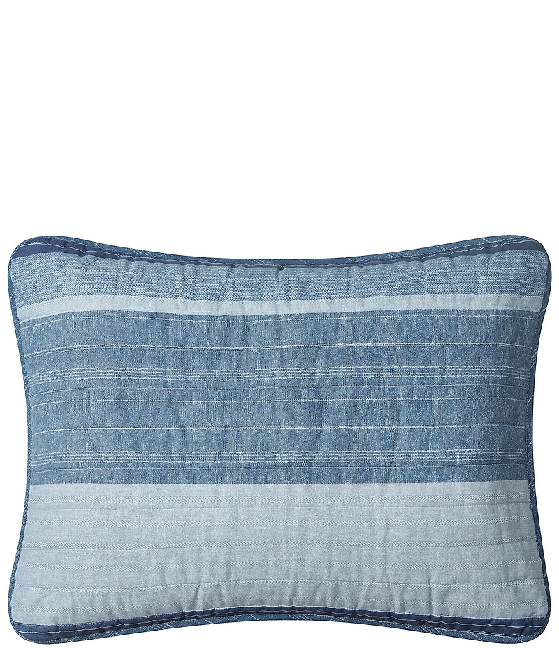 Nautica Ridgeport Striped Cotton Reversible Quilt Mini Set