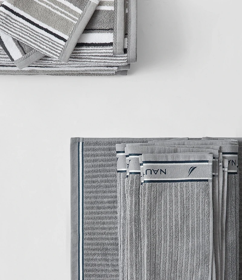 Nautica Signature Grey 6-Piece Towel Set