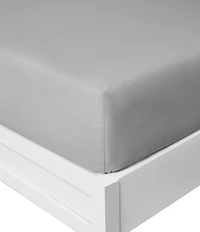 Nautica Solid Cotton Rich Blend 180-Thread Count Fitted Sheet