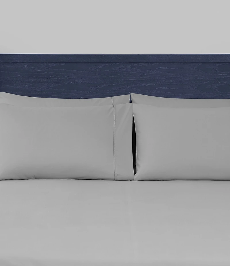 Nautica Solid Cotton Rich Blend 180-Thread Count Fitted Sheet