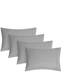 Nautica Solid Cotton Rich Blend 180-Thread Count Fitted Sheet