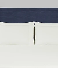 Nautica Solid Cotton Rich Blend 180-Thread Count Fitted Sheet