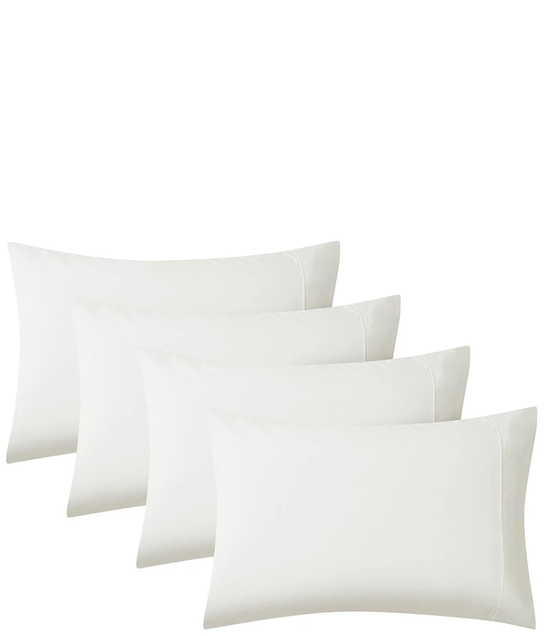 Nautica Solid Cotton Rich Blend 180-Thread Count Fitted Sheet