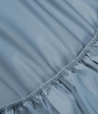 Nautica Solid Cotton Rich Blend 180-Thread Count Fitted Sheet