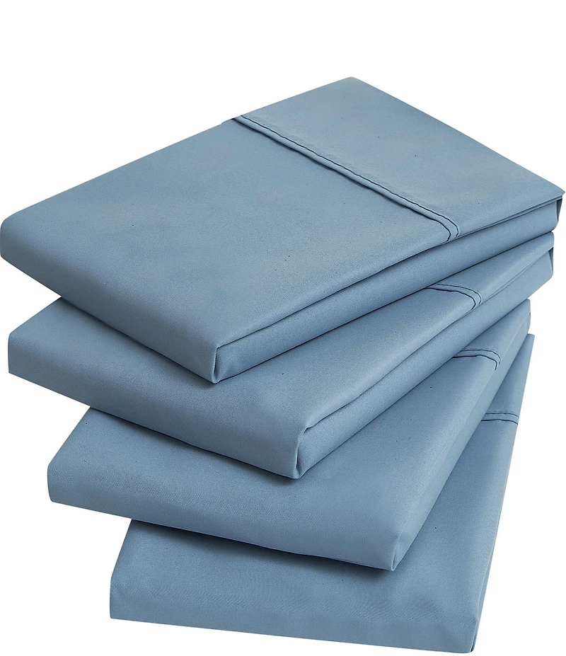 Nautica Solid Cotton Rich Blend 180-Thread Count Fitted Sheet