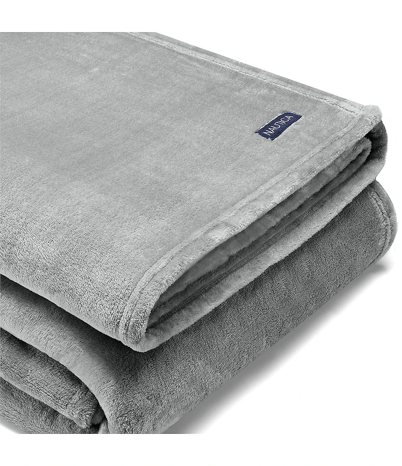 Nautica Ultra Soft Plush Bed Blanket