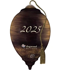 Ne' Qwa Art 2025 Light of the World Hand Painted Blown Glass Ornament