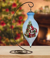 Ne' Qwa Art Dogs in Gifts By Tree Hand Painted Blown Glass Ornament
