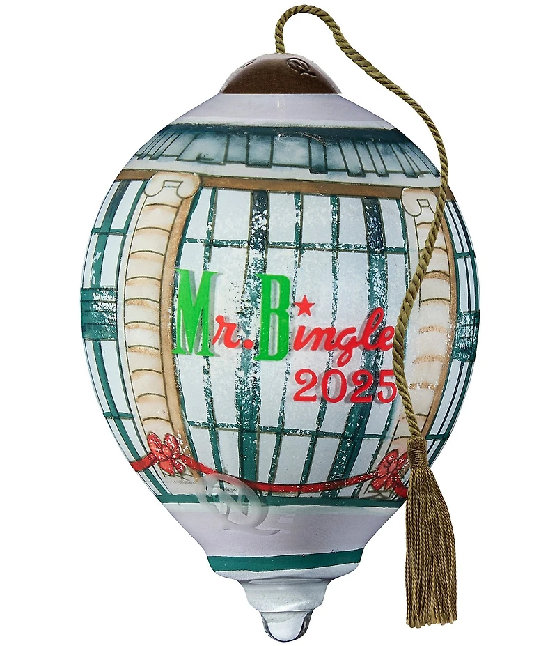 Ne' Qwa Art Mr. Bingle 2025 Hand Painted Blown Glass Ornament