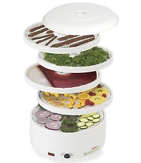 Nesco Gardenmaster 8-Tray White Expandable Food Dehydrator with Recipe Book