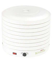 Nesco Gardenmaster 8-Tray White Expandable Food Dehydrator with Recipe Book